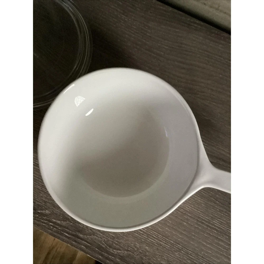 Corning Ware Blue Cornflower P-81-B 1 Pint Saucepan with Pyrex Glass Lid USA